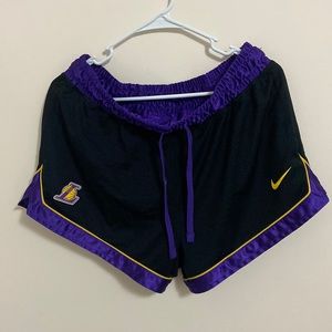 Lakers shorts. Dri-fit. Large.